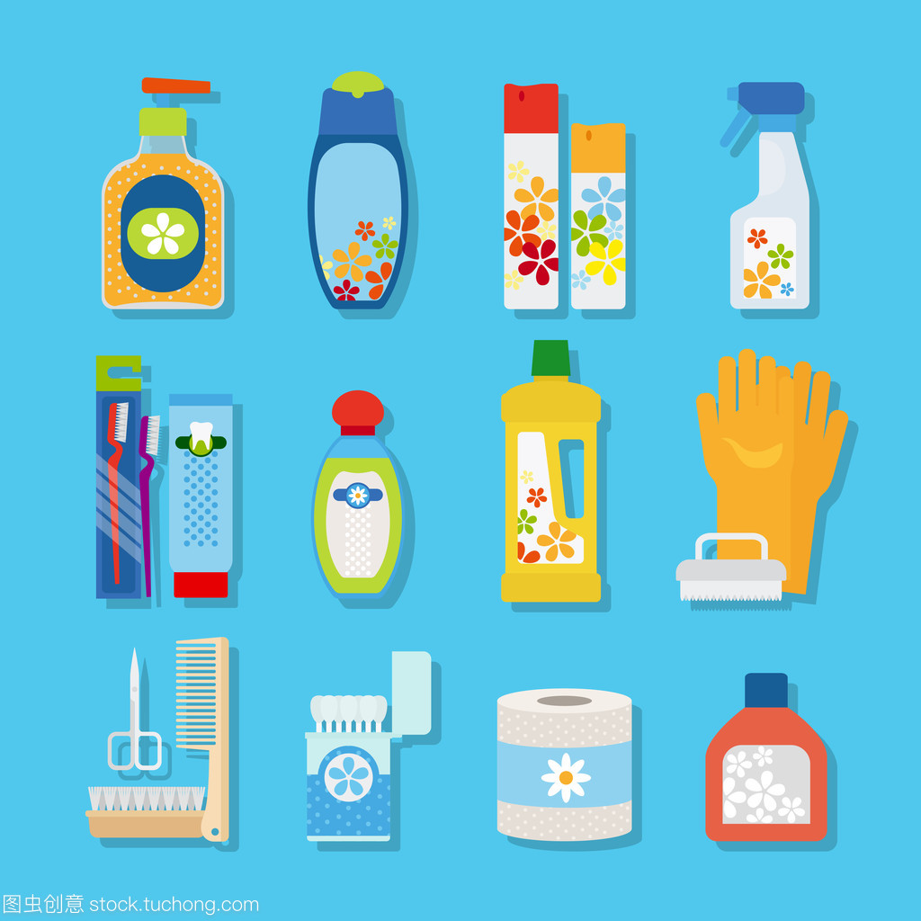 一次性使用醫(yī)療用品 守護(hù)健康的衛(wèi)生與清潔平圖標(biāo)指南